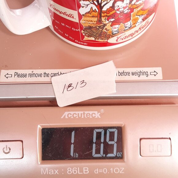 Campbells Kids Vintage Ceramic Mug Red & White Retro Design 2003 Collectible - Picture 8 of 8